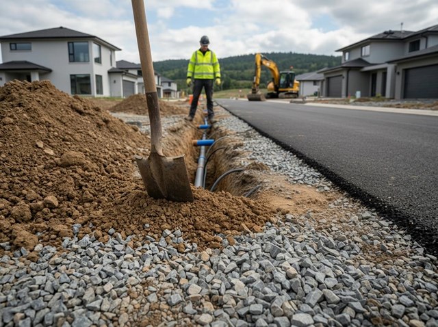 Obras de urbanización para promociones residenciales en O Porriño - Imagen 1