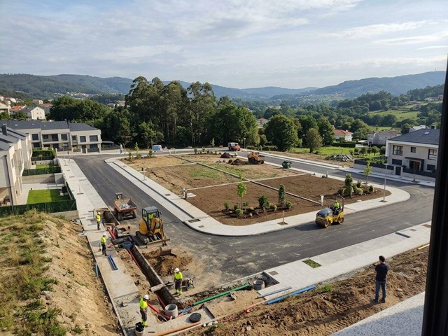Obras de urbanización para promociones residenciales en O Porriño